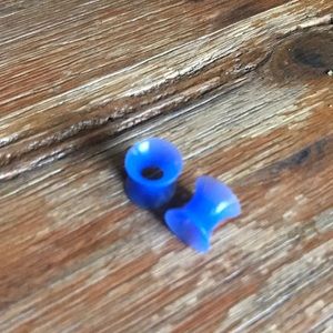 2g blue silicone tunnels